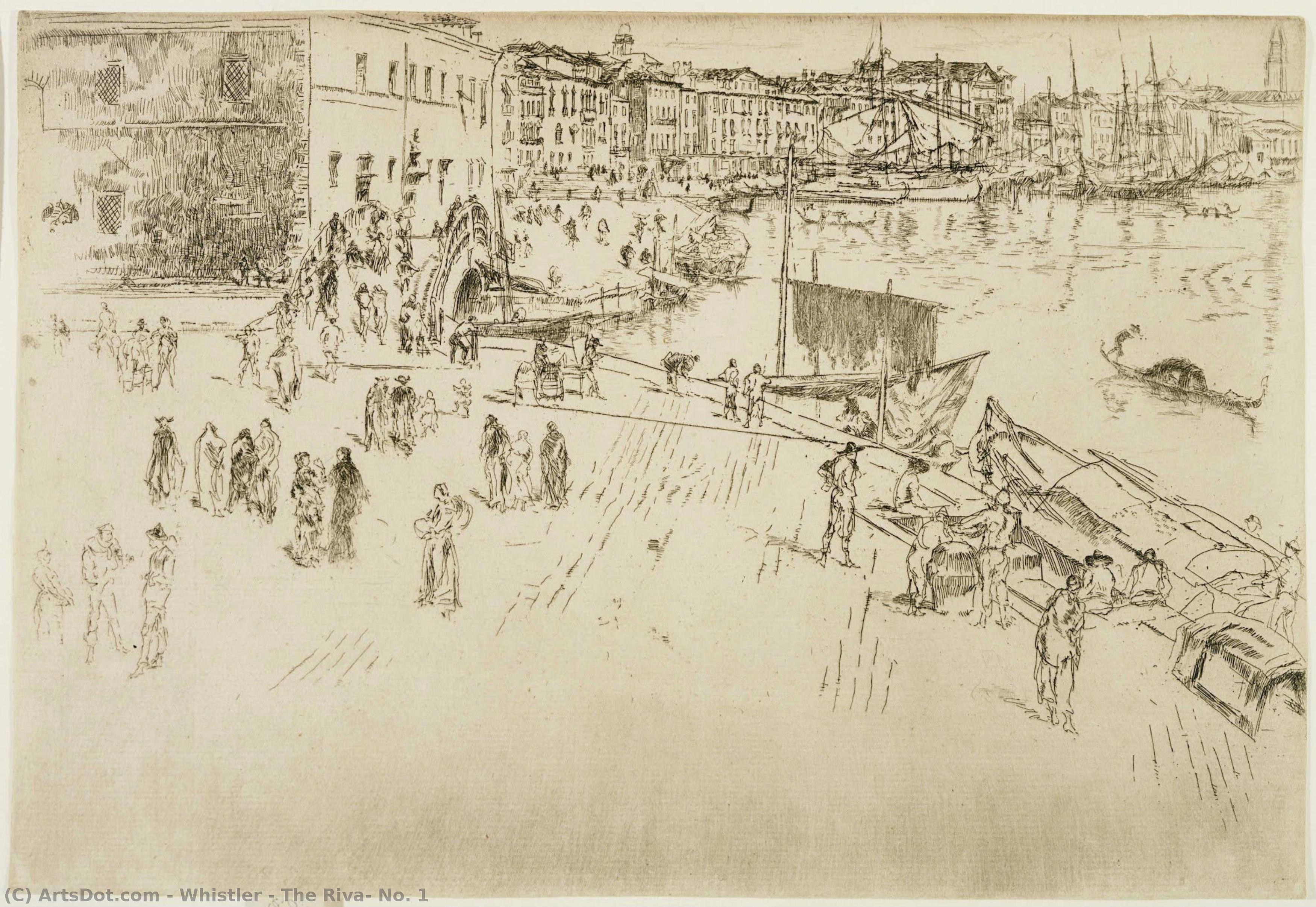 The Riva, No. 1 — James Abbott Mcneill Whistler