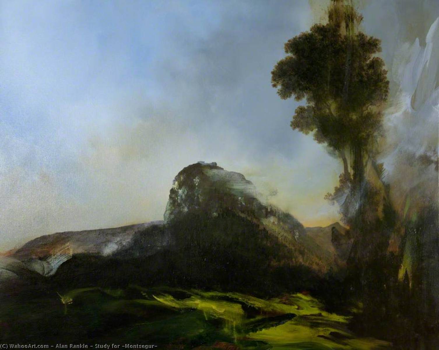Study For 'montsegur' — Alan Rankle