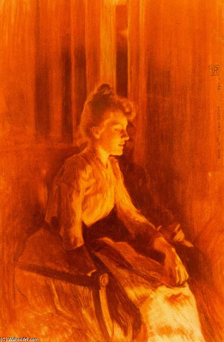 Portrait Of Maria Sèthe — Theo Van Rysselberghe
