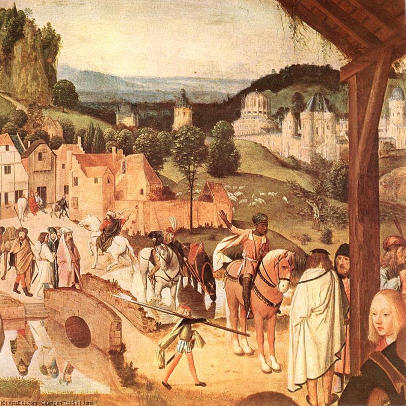 Adoration Of The Magi (detail) — Geertgen Tot Sint Jans