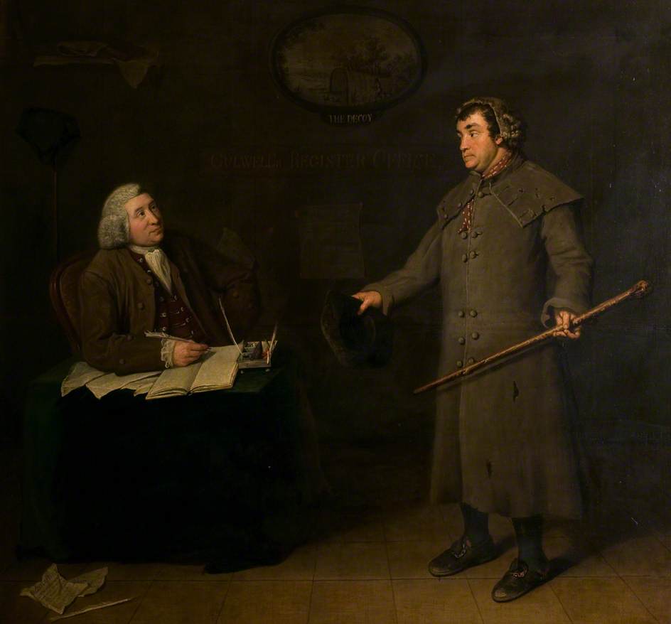 Scene From 'the Register Office' By Joseph Reed — Benjamin Vandergucht
