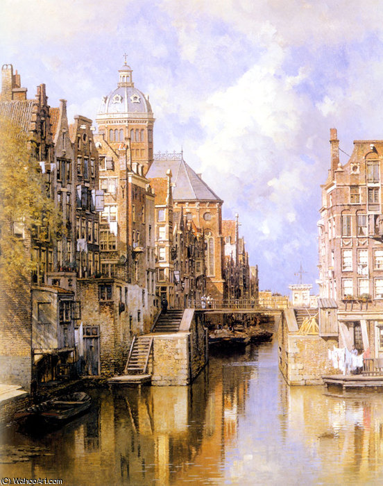 The Oudezijdsvoorburgwal Amsterdam — Johannes Christiaan Karel Klinkenberg