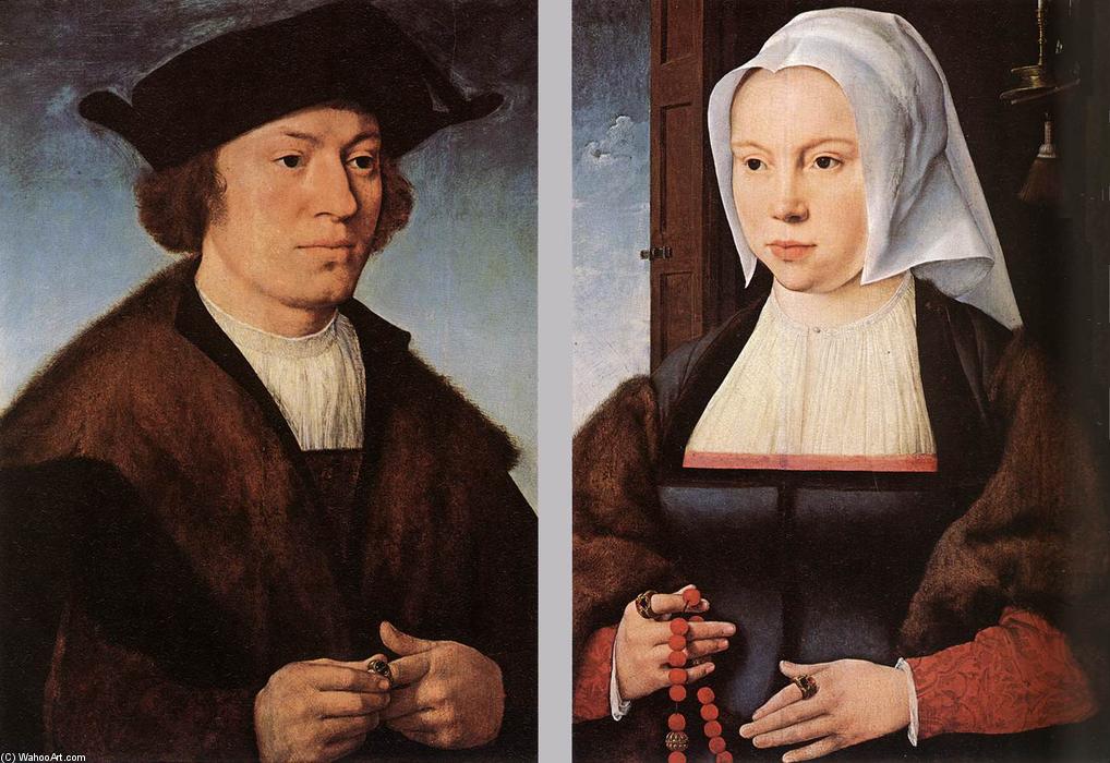 Portrait Of A Man And Woman — Joos Van Cleve