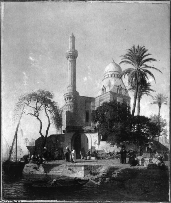 Landscape With Mosque — Prosper Marilhat