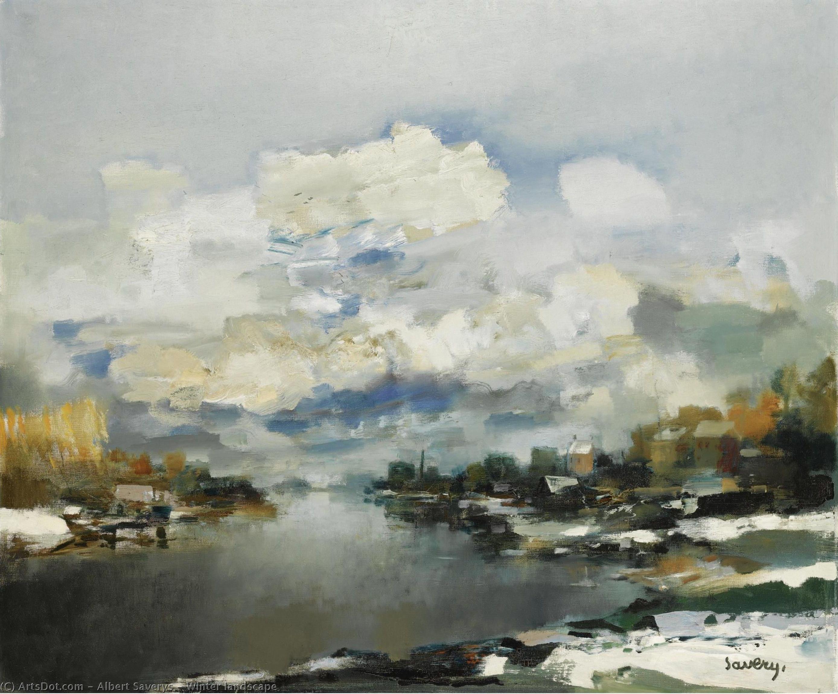 Winter Landscape — Albert Saverys