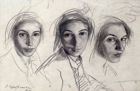 Self-portrait — Zinaida Serebriakova