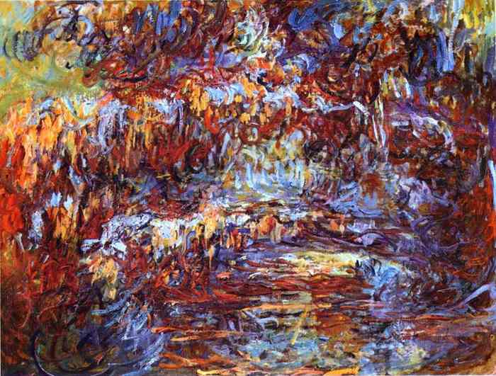 El Puente Japonés En Giverny — Claude Monet