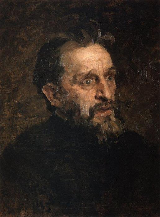 Portrait Of I. Repin (study) — Grigoriy Myasoyedov