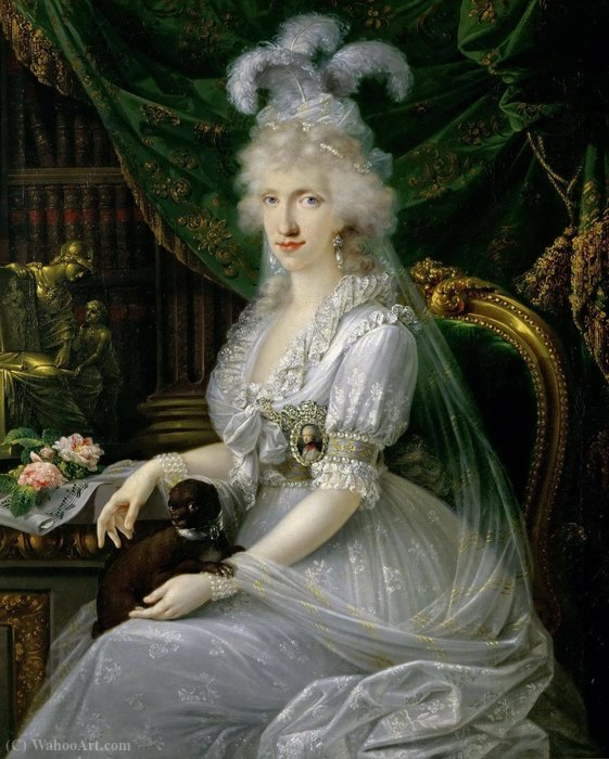 Luisa Maria Amelia Teresa Of Naples And Sicily, Princess Of Naples And Sicily — József Dorffmeister