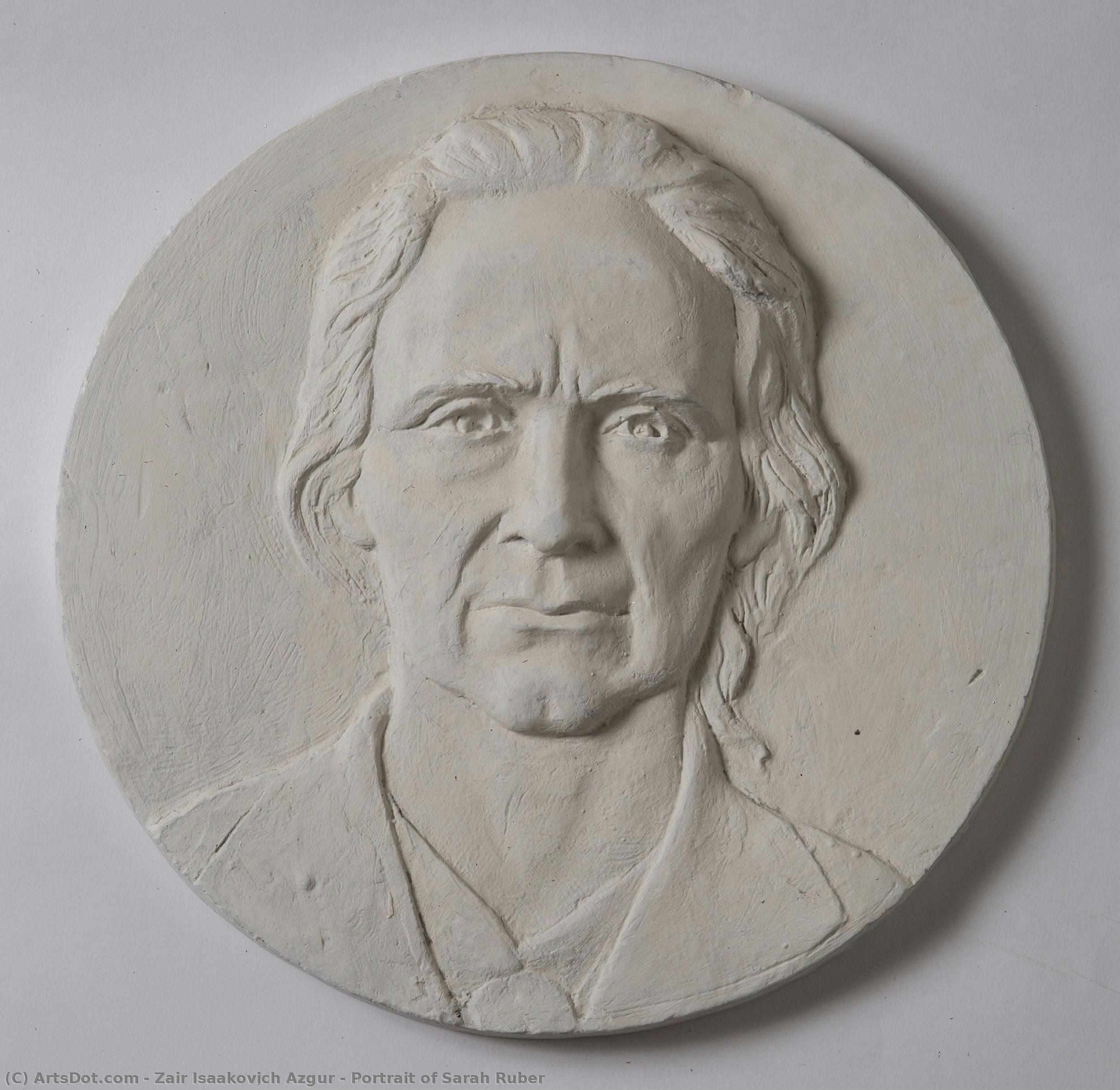 Portrait Of Sarah Ruber — Zair Isaakovich Azgur