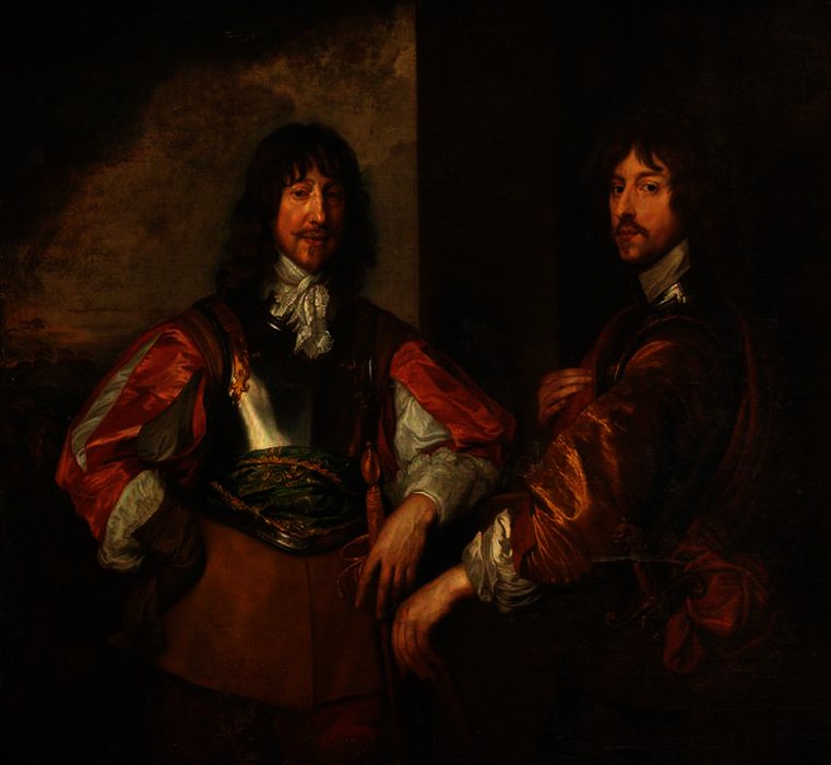 Mountjoy Blount, 1st Earl Of Newport, And Lord George Goring — Sir Anthony Van Dyck