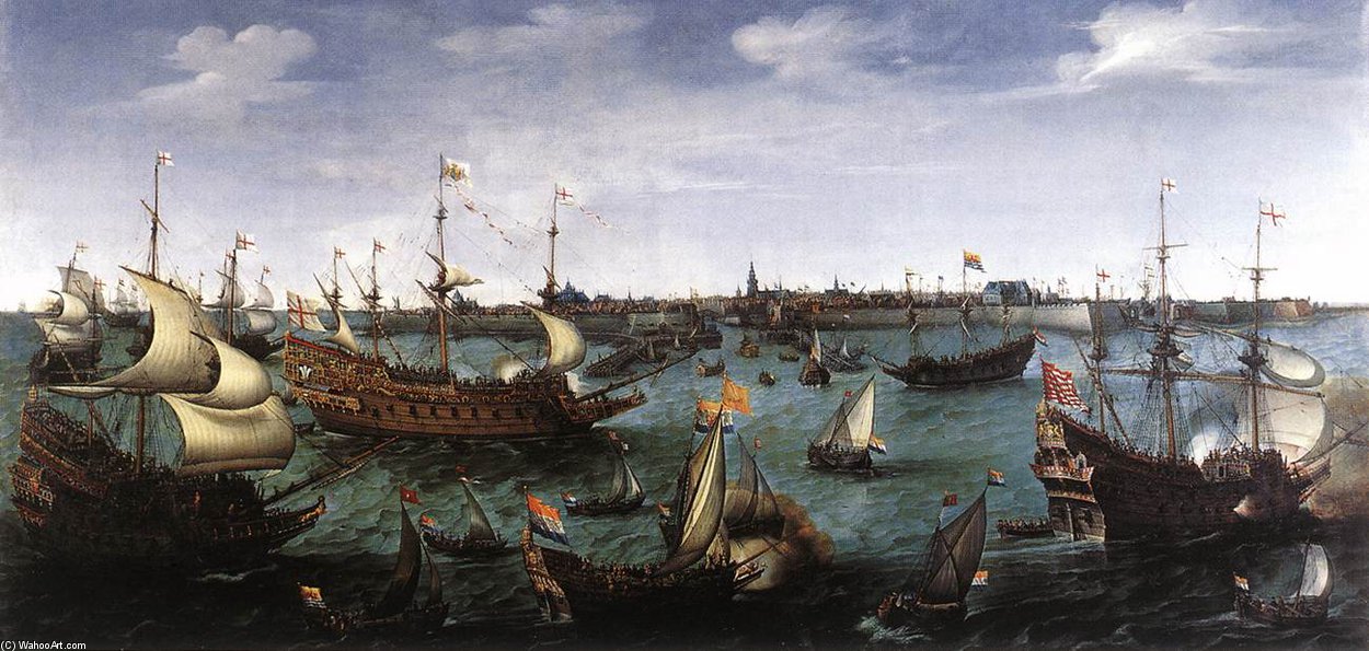 The Arrival At Vlissingen Of The Elector Palatinate Frederick V — Hendrick Cornelisz. Vroom