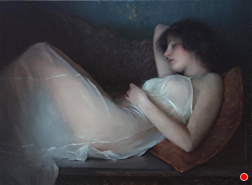 Reclining In White — Jeremy Lipking