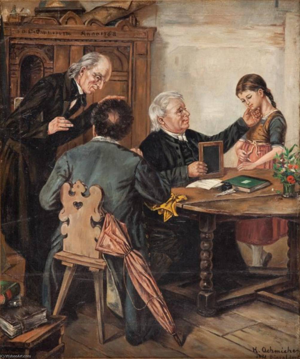 In Sunday School — Hugo Oehmichen