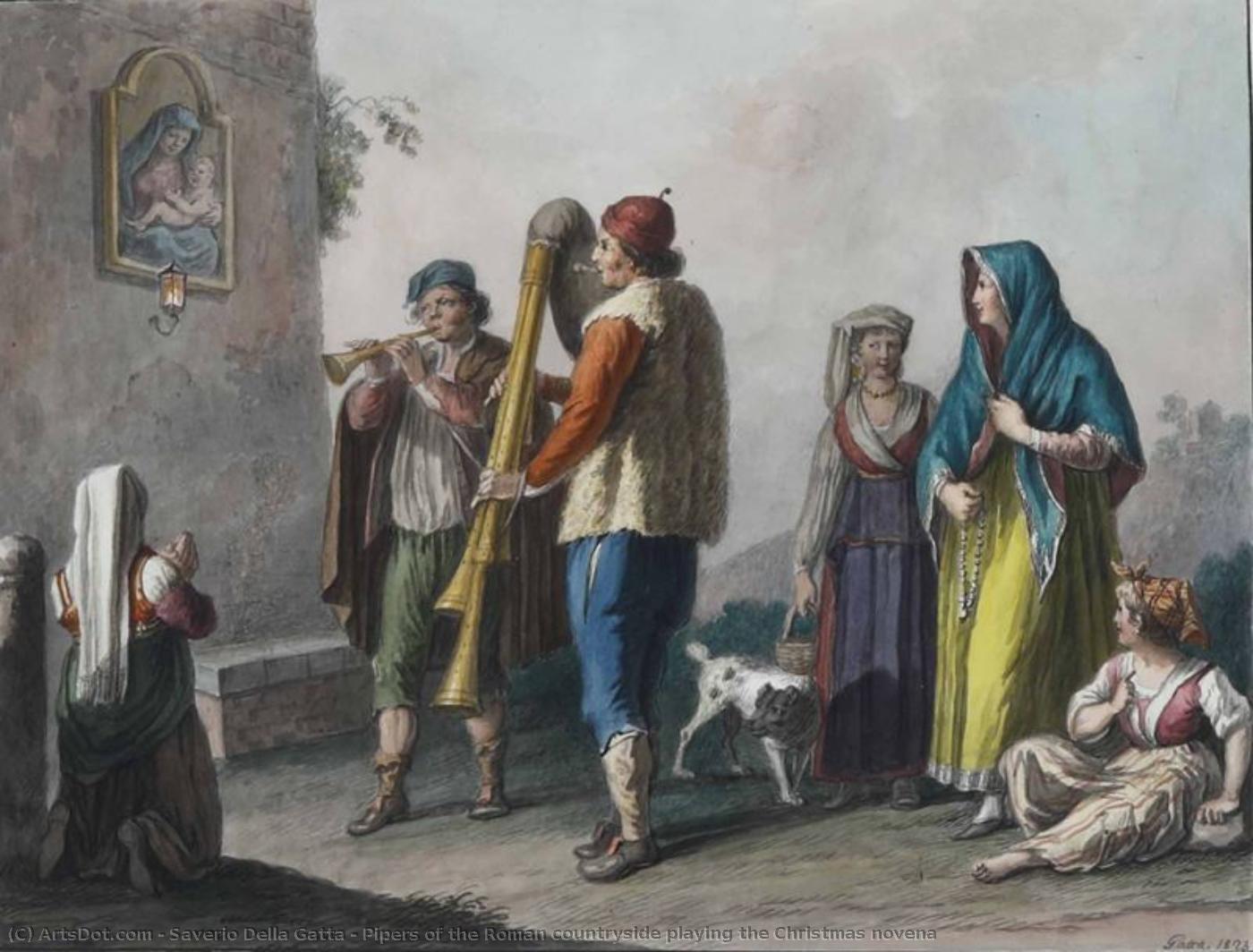Pipers Of The Roman Countryside Playing The Christmas Novena — Saverio Xavier Della Gatta