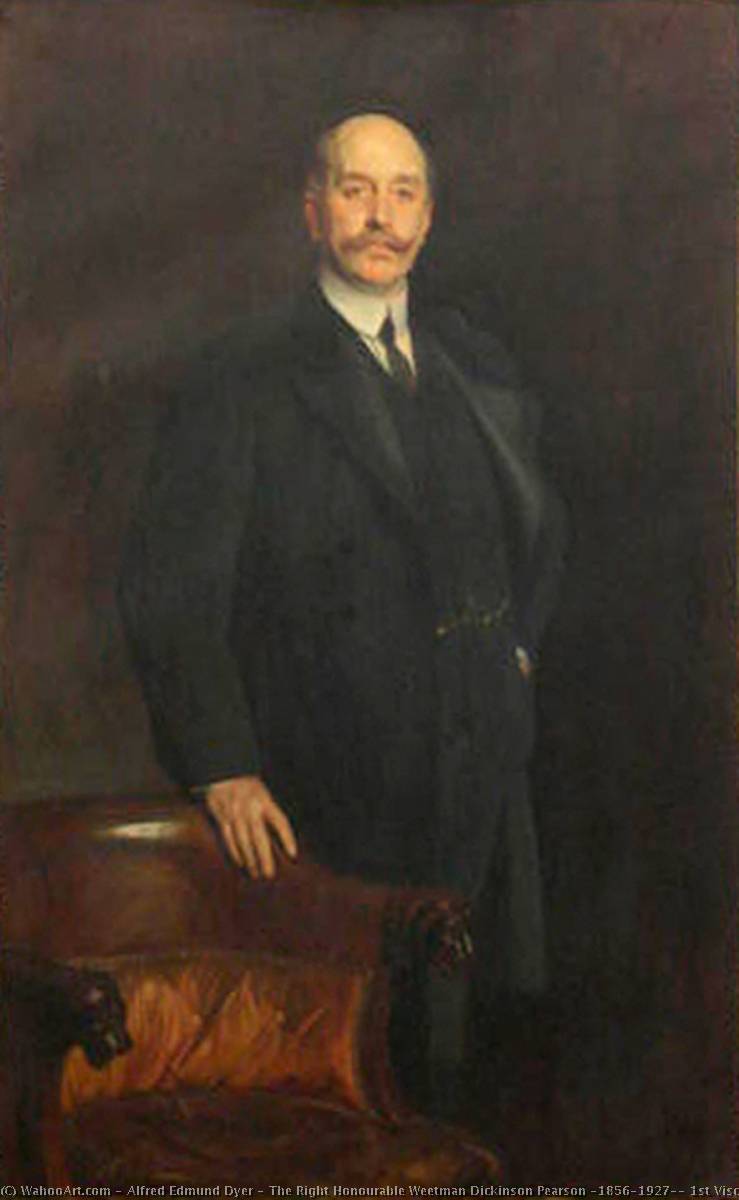 The Right Honourable Weetman Dickinson Pearson (1856–1927), 1st Viscount Cowdray, Pc, Gcvo (copy Of John Singer Sargent) — Alfred Edmund Dyer