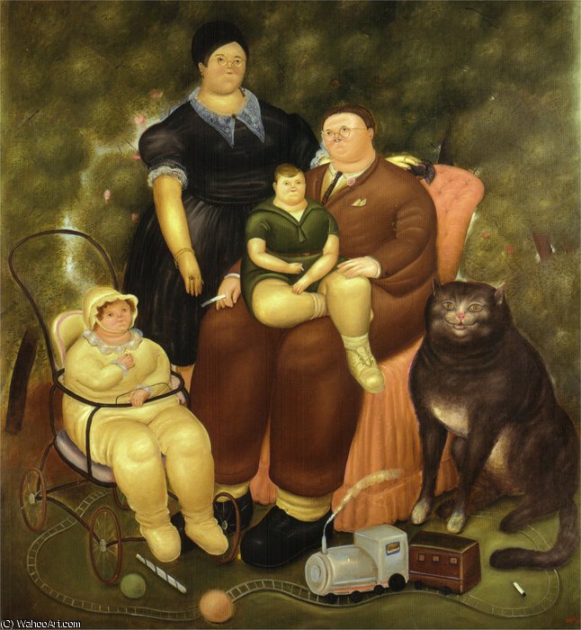 Scene De Famille — Fernando Botero
