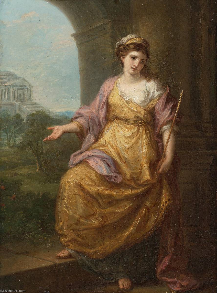 Female Allegory — Angelica Kauffmann (maria Anna Angelika)