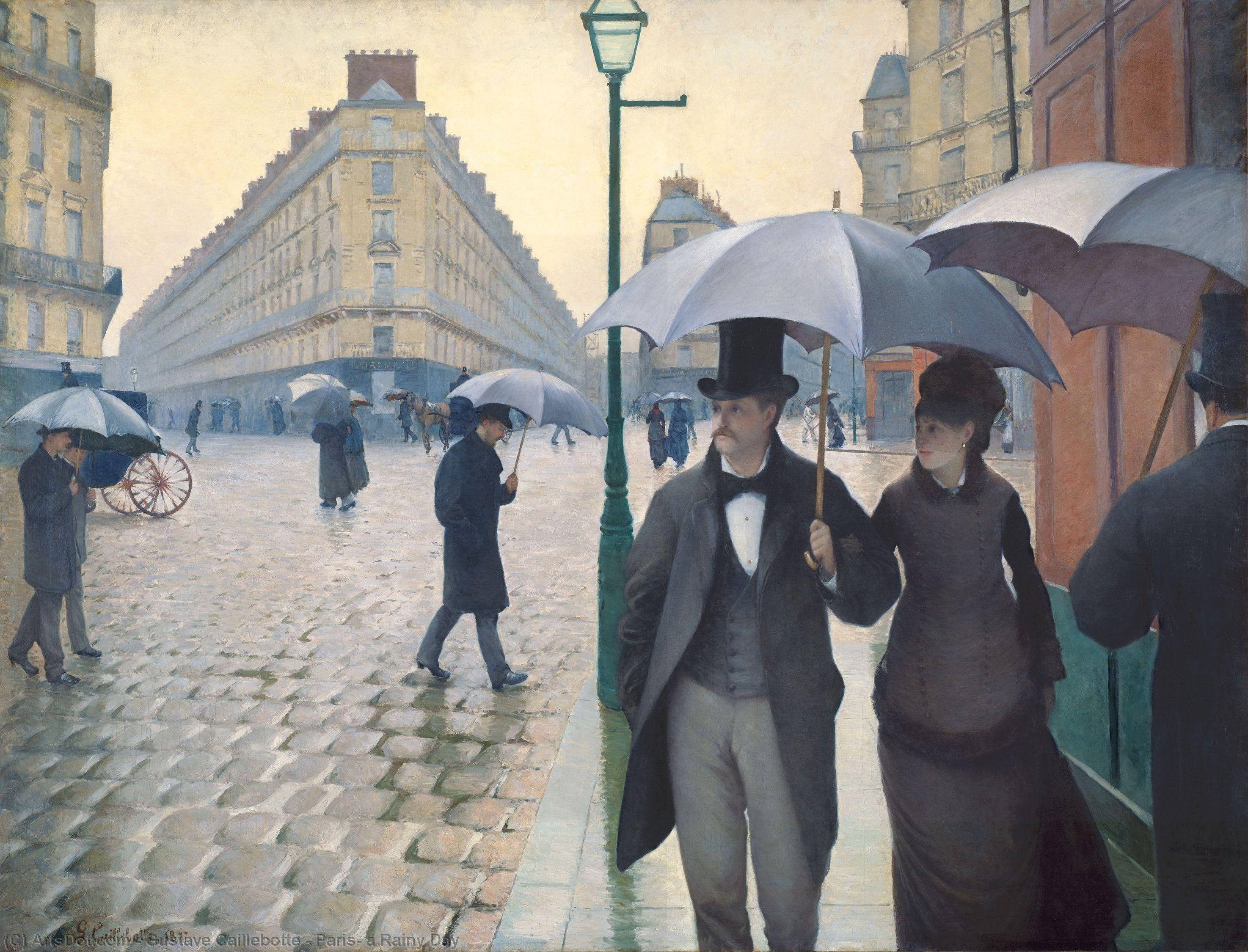 Paris, A Rainy Day — Gustav Kajlebot