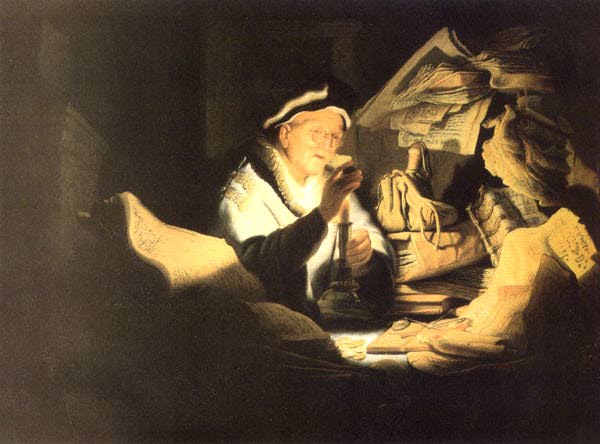 The Rich Man From The Parable Staatliche Muse — Rembrandt Van Rijn