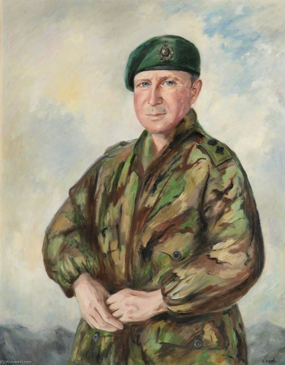 Falklands Portraits Brigadier Julian Thomson, Rm — Caroline Hobart