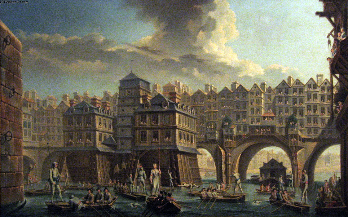 La Joute Des Mariniers — Nicolas Jean Baptiste Raguenet