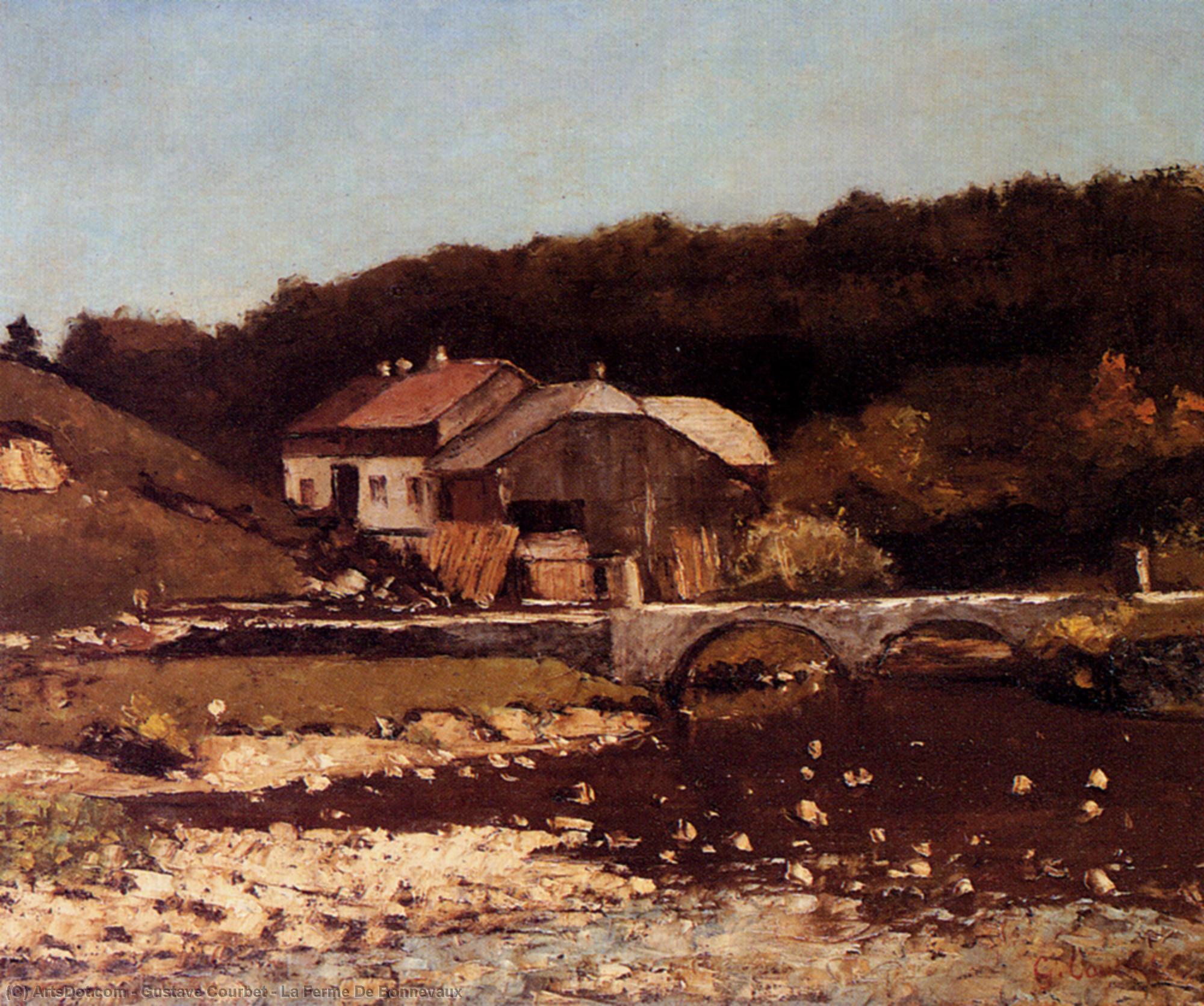 La Ferme De Bonnevaux — Gustave Courbet