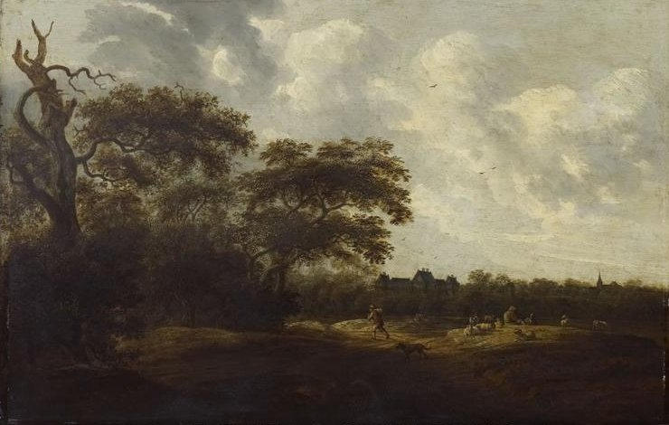 Paysage A Rijswick Pres De La Haye — Anthonie Jansz Van Der Croos