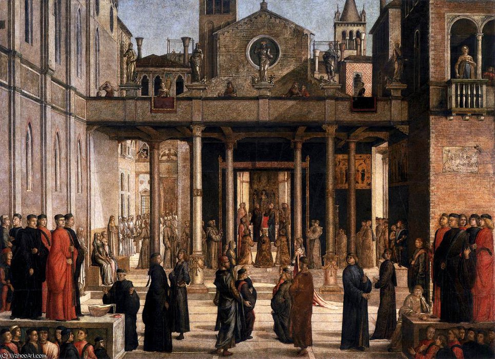 The Relic Of The Holy Cross — Lazzaro Bastiani