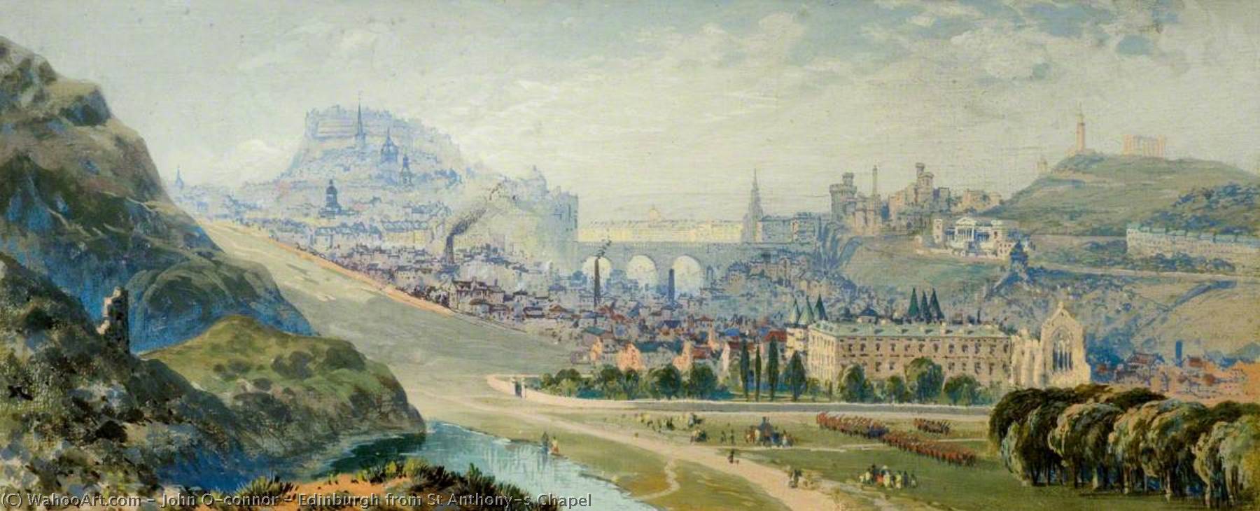 Edinburgh From St Anthony's Chapel — John O'connor