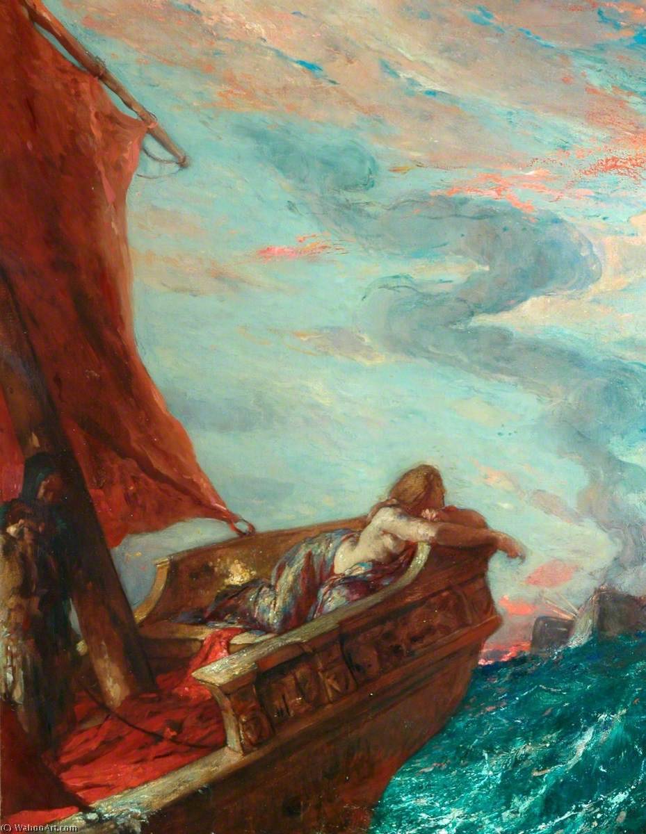 Cleopatra In Flight — Charles De Sousy Ricketts