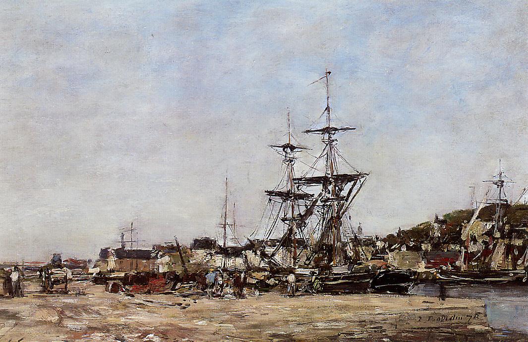Deauville, The Docks — Eugène Louis Boudin
