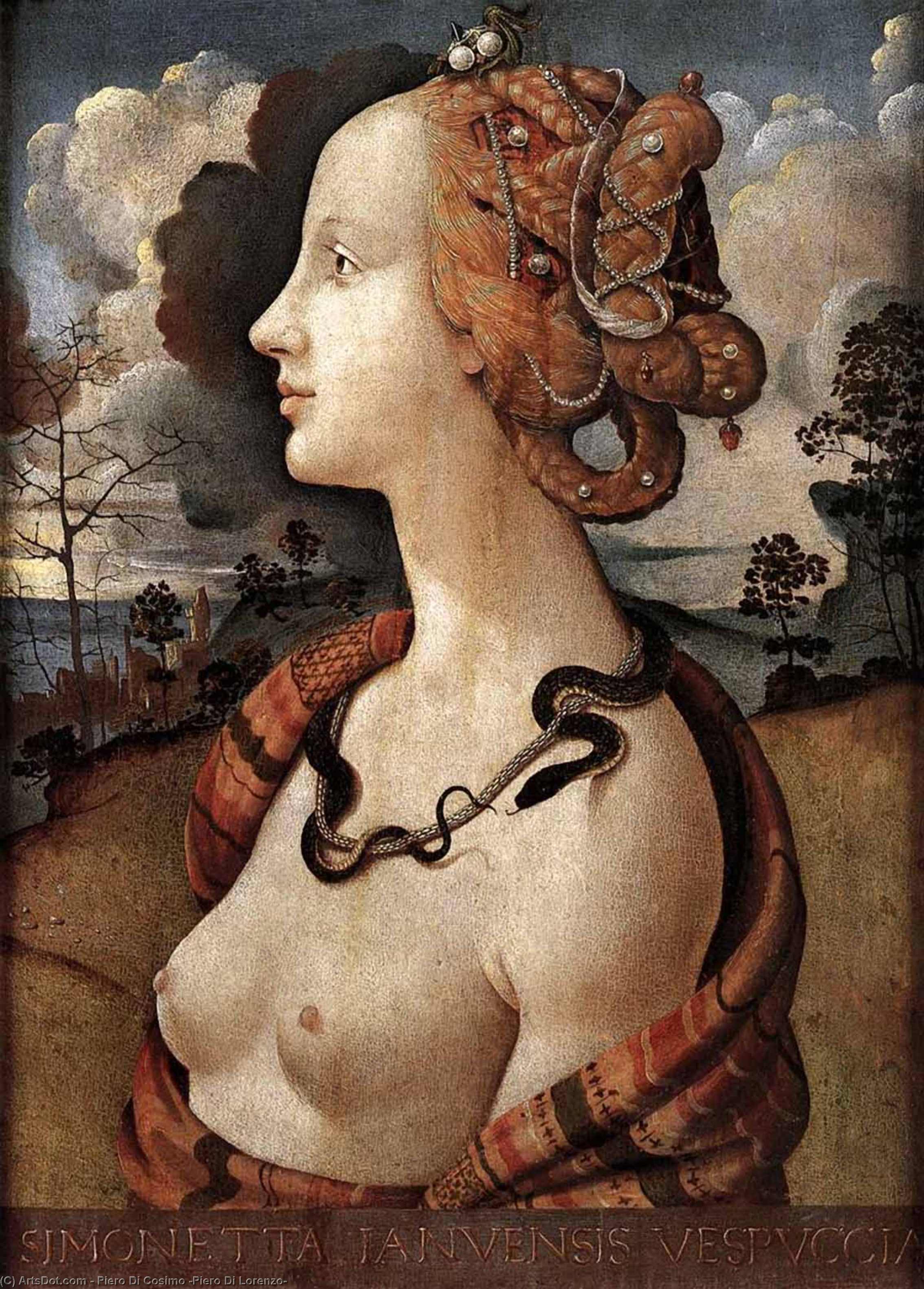 Portrait Of Simonetta Vespucci — Piero Di Cosimo (piero Di Lorenzo)