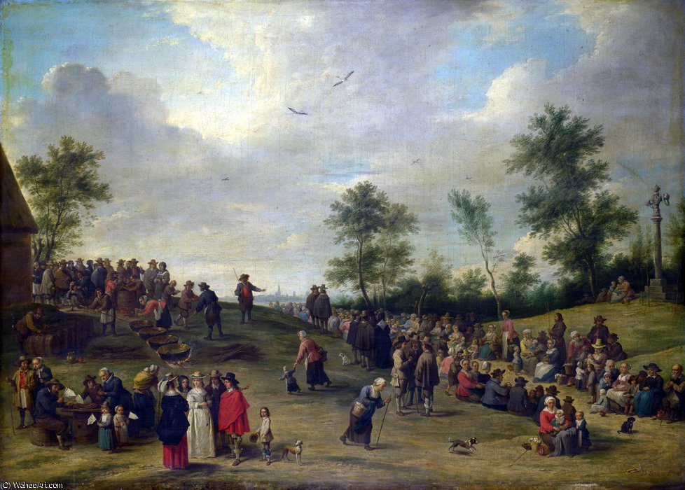 A Country Festival Near Antwerp — David Teniers The Younger