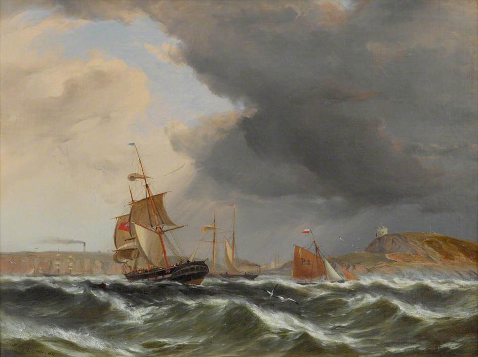 View Of Mount Batten And Entrance To Catwater, Plymouth — Henry Andrews Luscombe