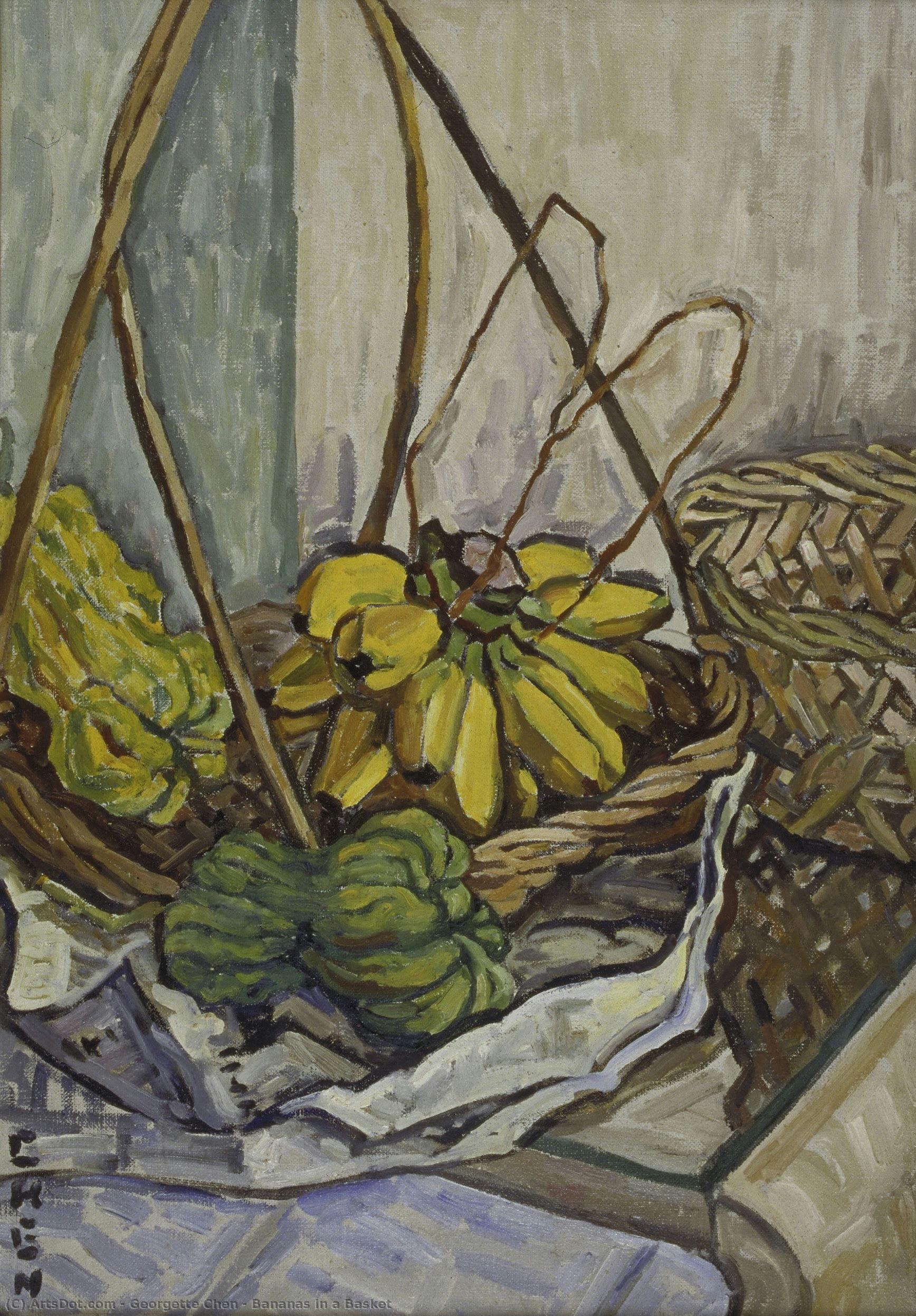 Bananas In A Basket — Georgette Chen