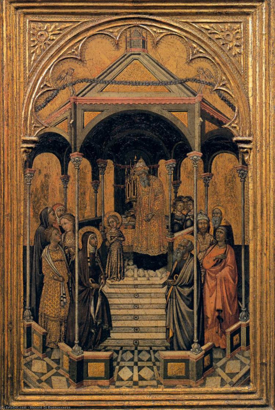 Presentation Of The Virgin At The Temple — Niccolò Di Buonaccorso