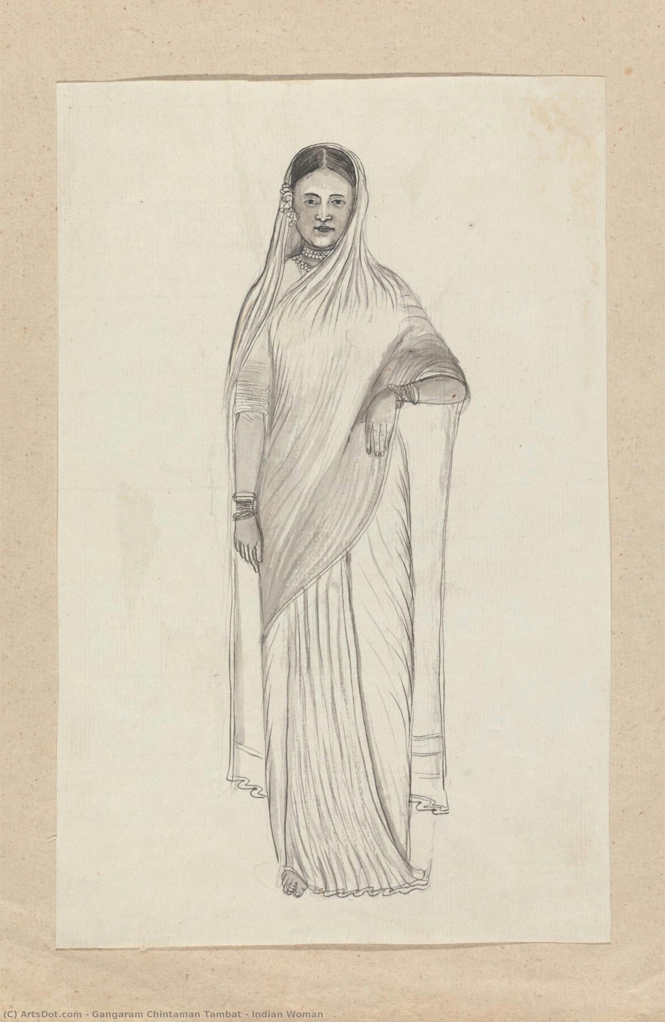 Indian Woman — Gangaram Chintaman Tambat