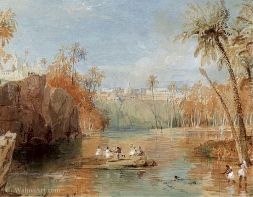 Nefta, The Ancient Negeta Beylik Of Tunis, Africa — Thomas Allom