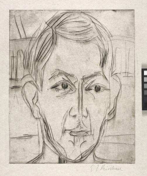 Head Of Dr. Butow — Ernst Ludwig Kirchner