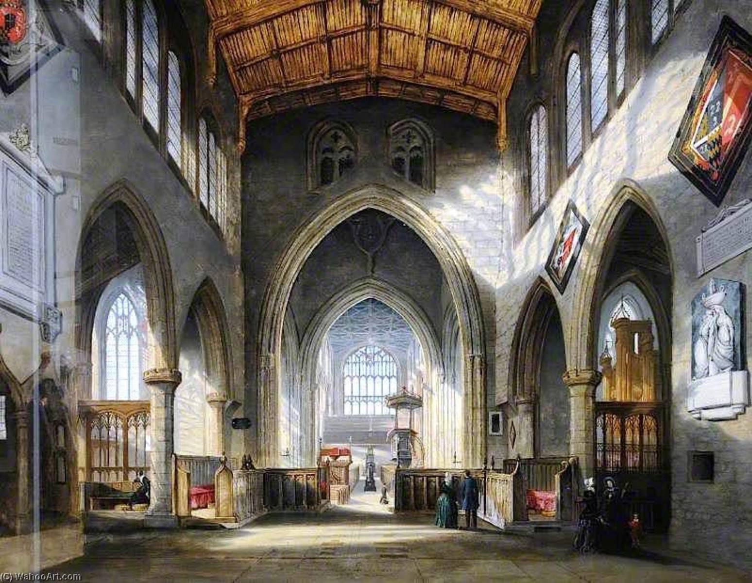Interior Of Rotherham Parish Church, South Yorkshire — William Cowen