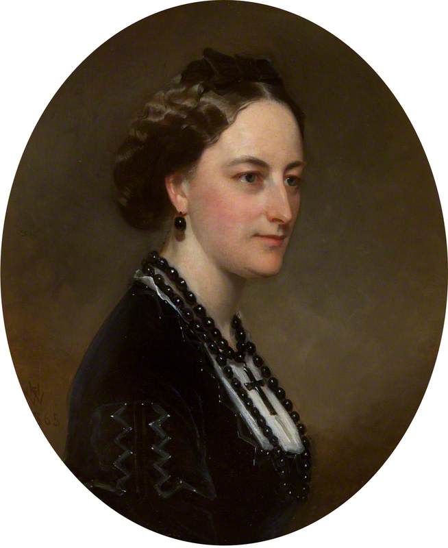 Rosa Louisa Bastard (1827–1878), Mrs Edmund George Bankes — Henri Veigal