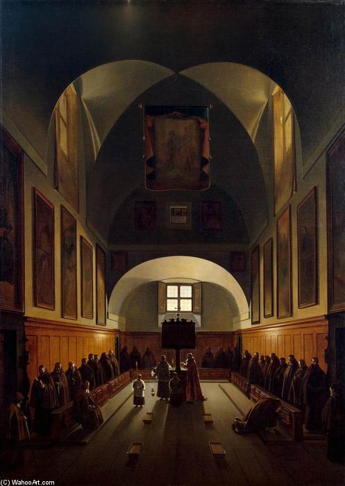 Interior Of The Choir In The Capuchin Church On The Plazza Barberini In Rome — François Marius Granet