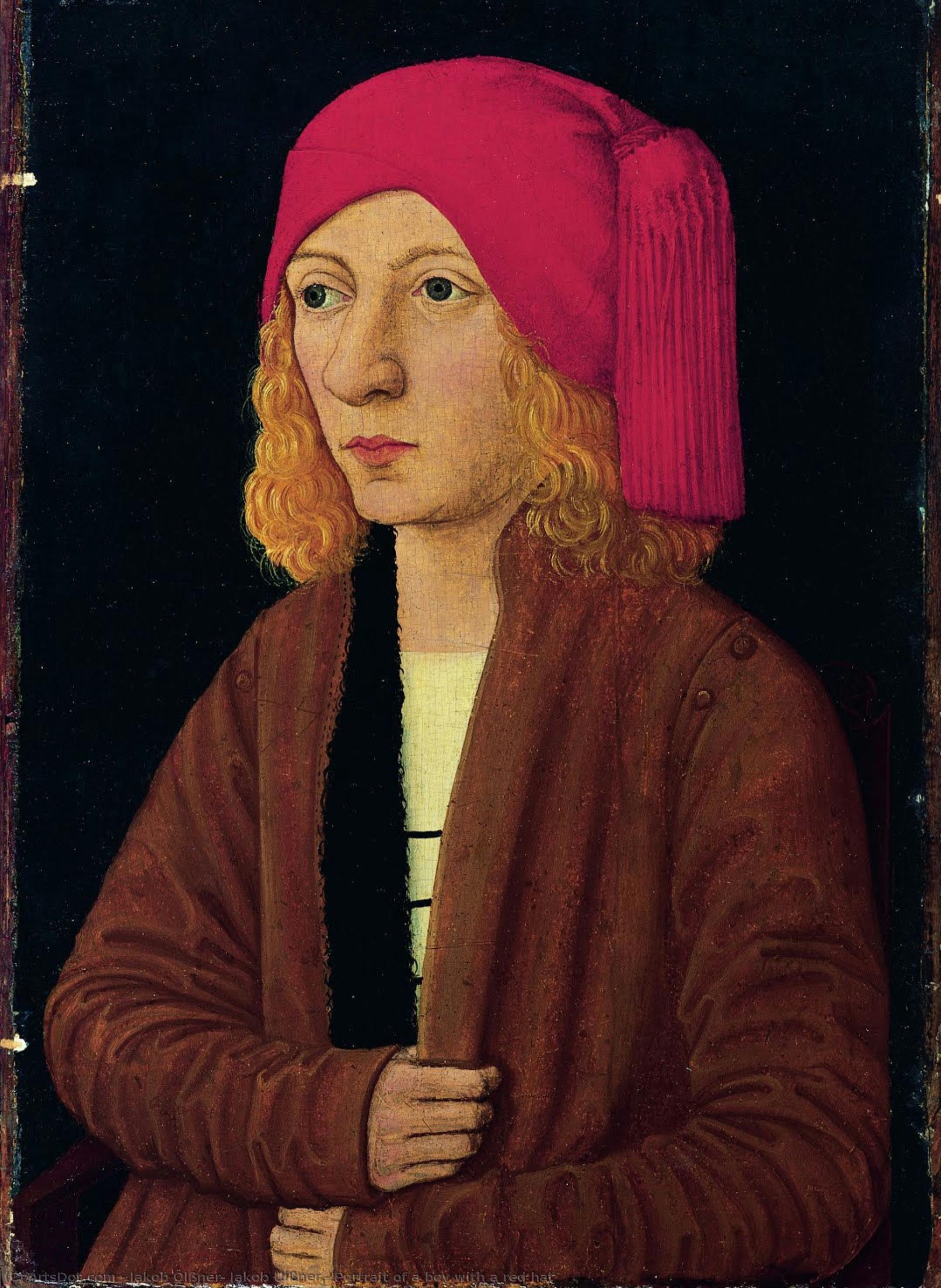 Portrait Of A Boy With A Red Hat — Jakob Ölßner, Jakob Ulßner