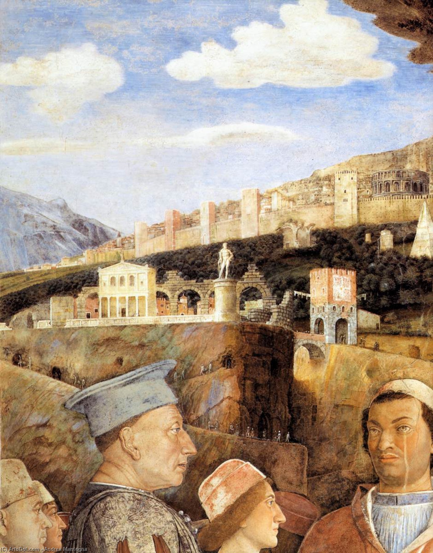 Das Treffen (detail) — Andrea Mantegna