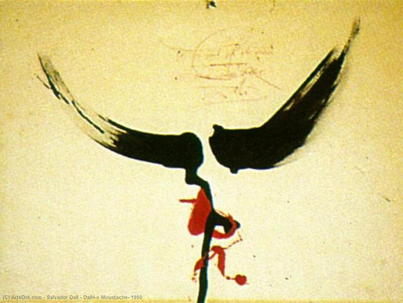 Dalh's Moustache, 1950 — サルバドール・ダリ