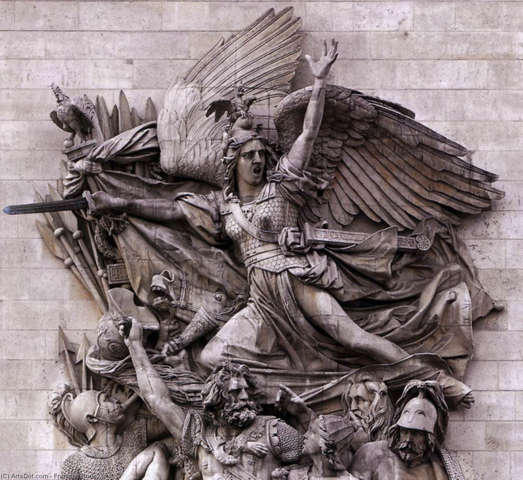 March Of The Volunteers Of 1792 (detail) — François Rude