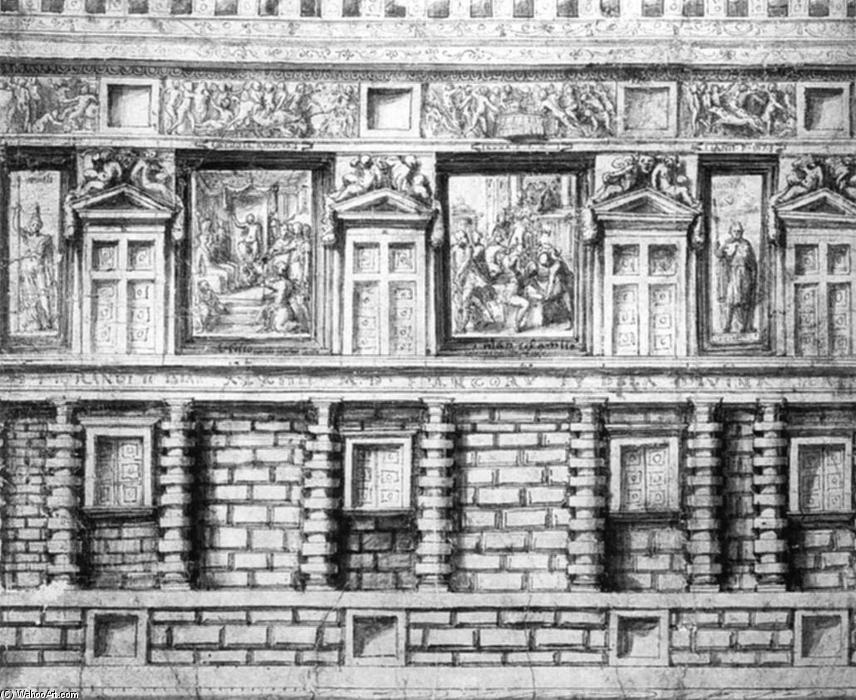 Nordfassade Der Villa Doria — Perino Del Vaga