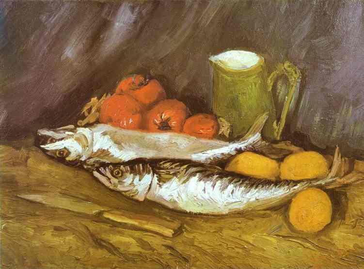 Nature Morte Aux Maquereaux — Vincent Willem Van Gogh