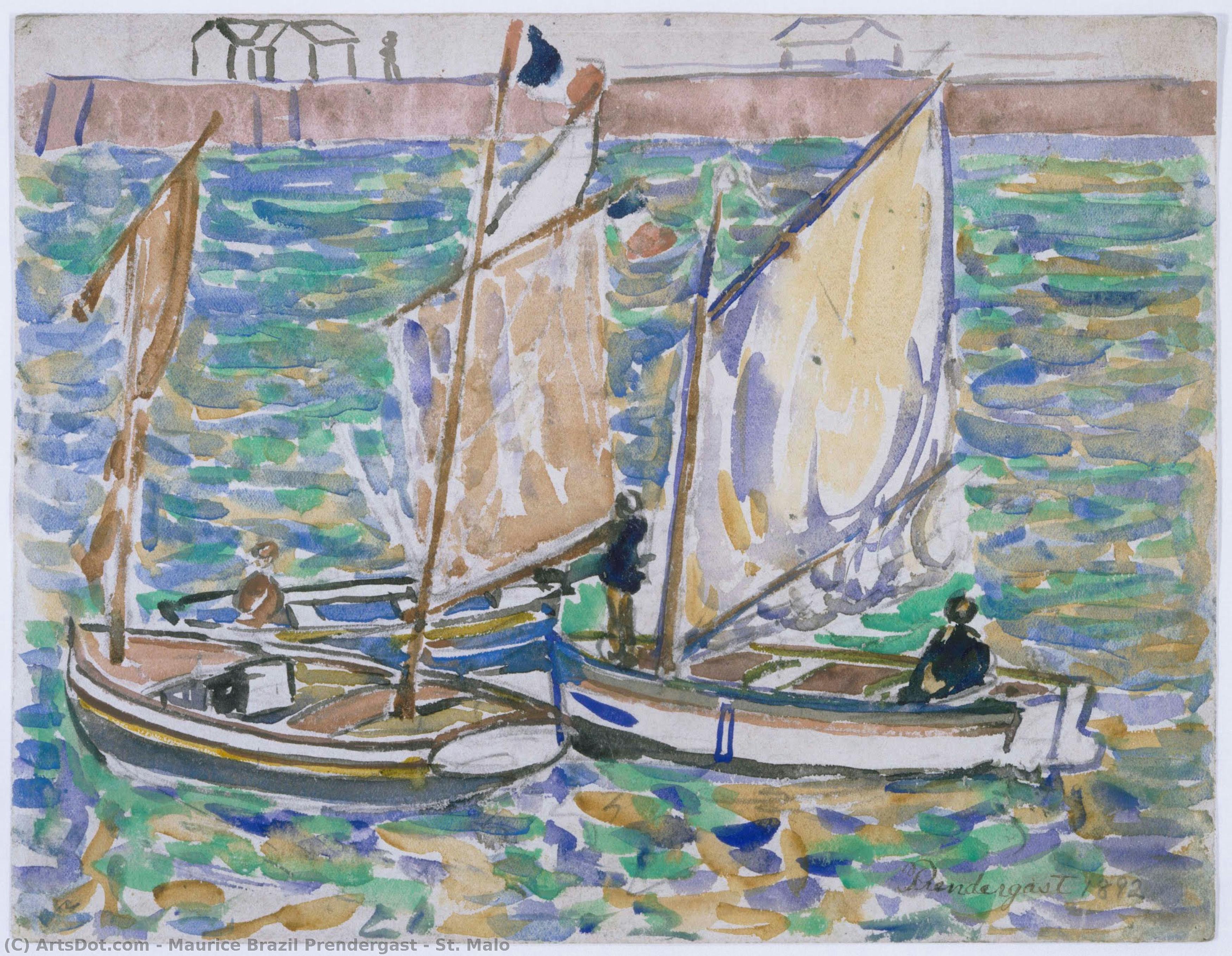 St. Malo — Maurice Brazil Prendergast